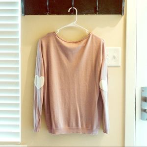 Lavender Tobi Heart Sleeve Top